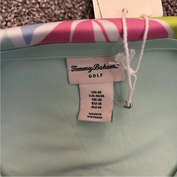 Tommy Bahama Women's Short Sleeves 1/4 Zip Golf Polo Top Size M - Medium - NWT - Picture 8 of 11